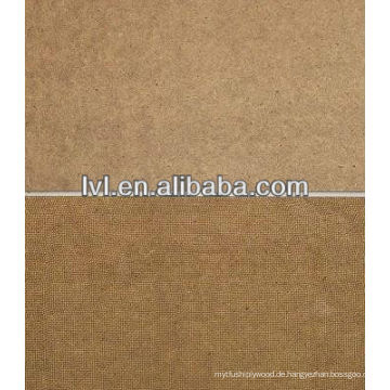 Plain Hardboard mit glattem Gesicht und Mesh Gesicht